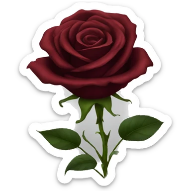 dark red roses sticker