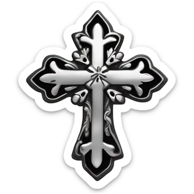 chrome hearts cross sticker