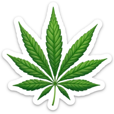 Marijuana sticker