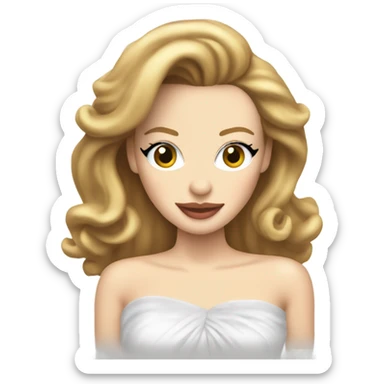 Kylie minogue in dress sticker