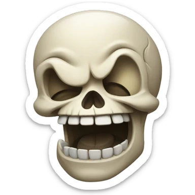 Laughing Skull sticker
