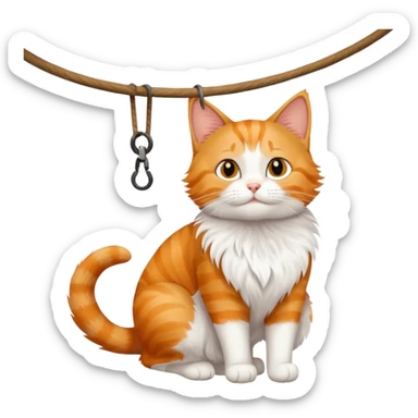 Mock the hang in there kitten  sticker