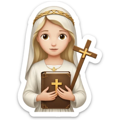 Girly girl gospel biblia  sticker