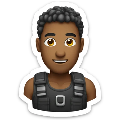 emoji con adibula marcada sticker