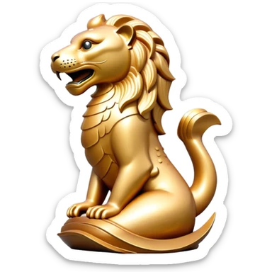 Singapore Merlion sticker