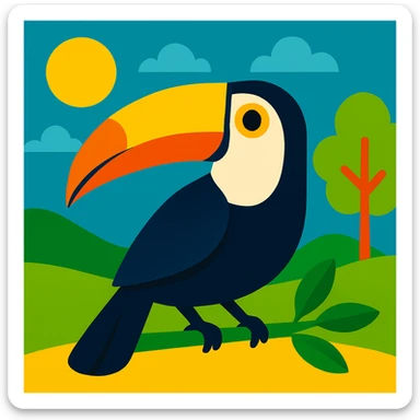 Toucan sticker