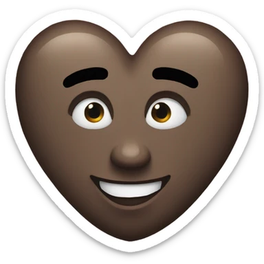 Heart with "PAAK" written on it sticker