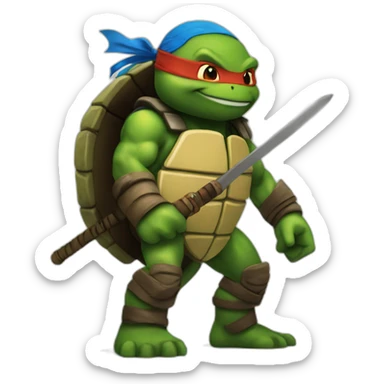 Leonardo TMNT sticker
