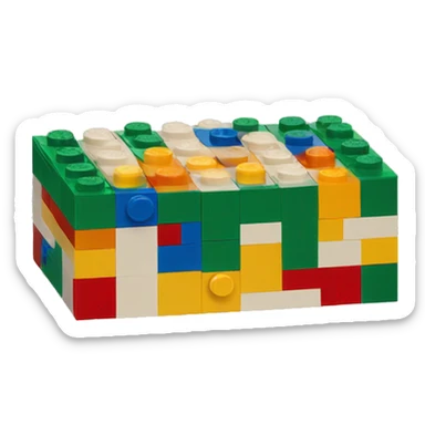 Lego brick sticker