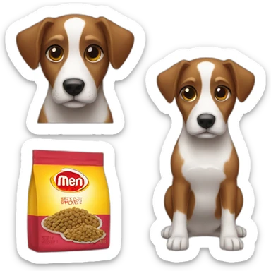 Bags of dog food on sale sticker