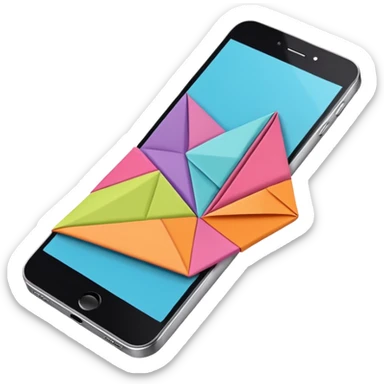 Un smartphone qui se plie comme un origami sticker