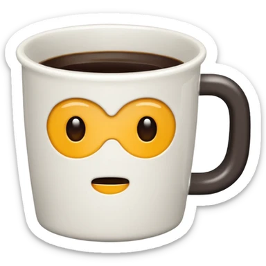 taza de cafe sticker