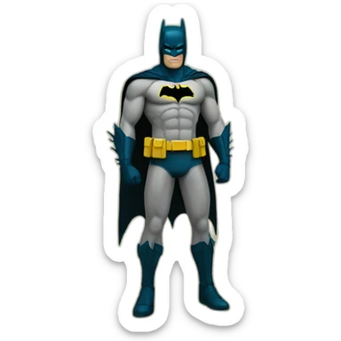 Batman com mapa do Brasil sticker
