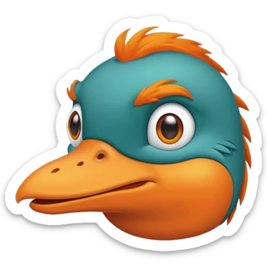 Perry the platypus  sticker