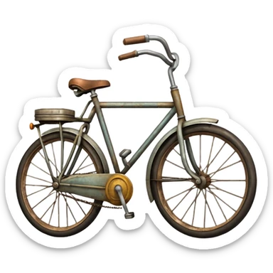 bicicleta vieja no tanto sticker
