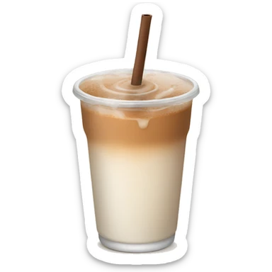 iced chai latte sticker