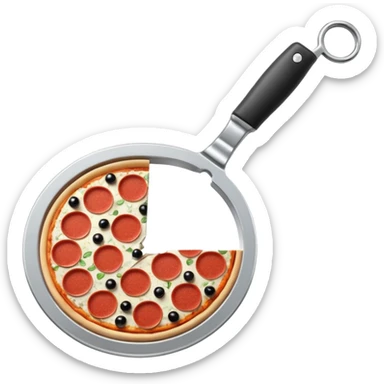 pizza cutter sticker