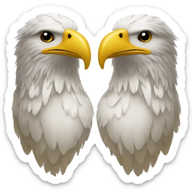 aigle à deux têtes albanie  sticker