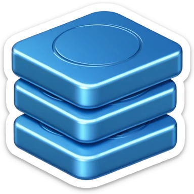 blue coins credit in a package sticker