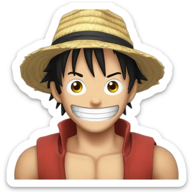 Luffy like sticker