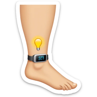 Ankle monitor sticker