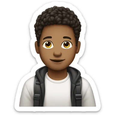 light skinned boy with freeforms sticker