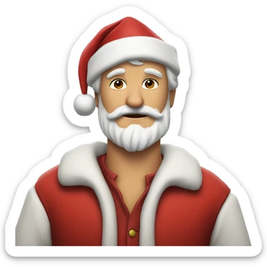 Pedro Pascal as Santa Claus  sticker