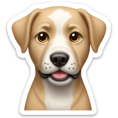 Crea a un perrito enojado  sticker