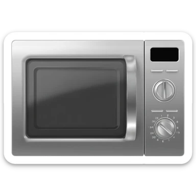 Microwave Oven sticker