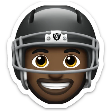 Las Vegas raiders player sticker