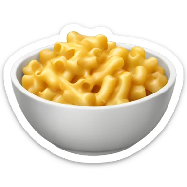 Bowl of Mac and cheese  sticker