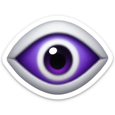 evil eye that's purple sticker