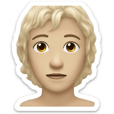 Beige iPhone 16 Pro  sticker