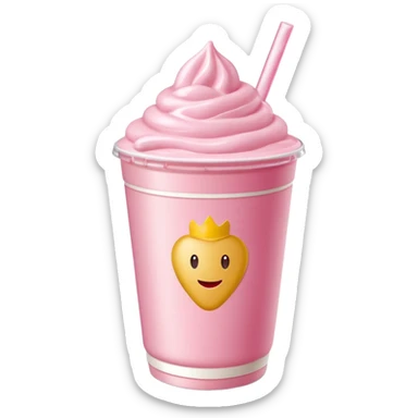 erdbeer milchshake mcdonalds sticker