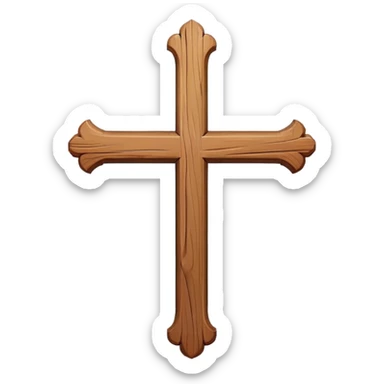 Cross sticker