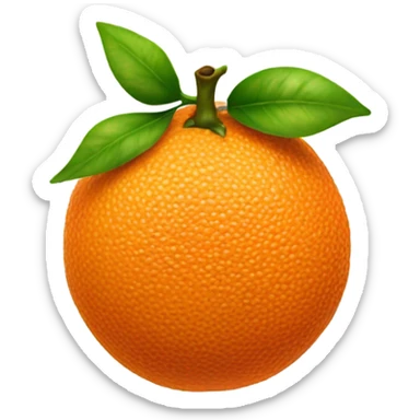 Orange sticker