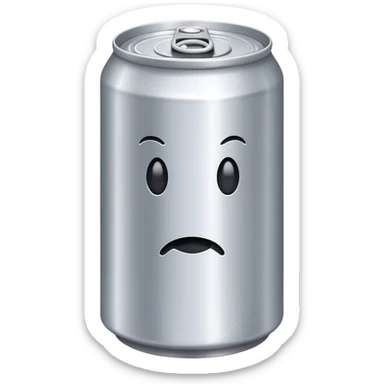 Soda can sticker