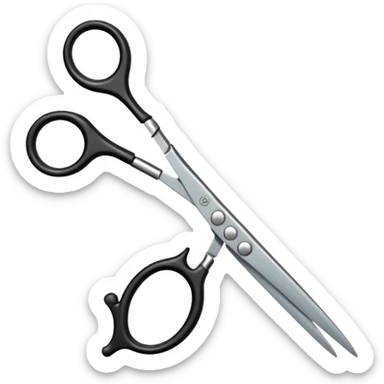  hairdressing scissors sticker