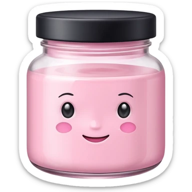 Organic cosmetic sticker