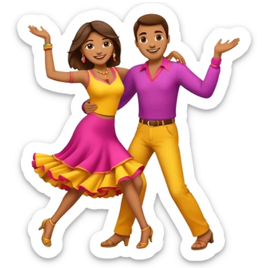 salsa dance sticker