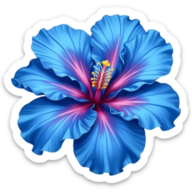 𝒃𝒍𝒖𝒆 𝒉𝒊𝒃𝒊𝒔𝒄𝒖𝒔🌺 sticker