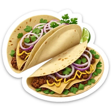 mexican tacos sticker
