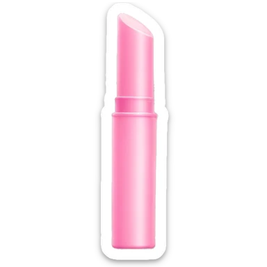 Light pink lipgloss tube sticker
