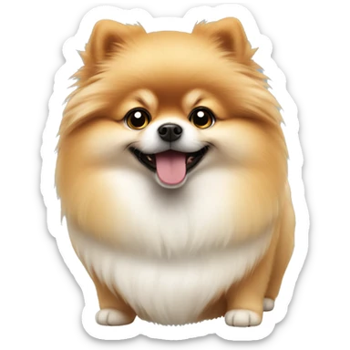 cute pomeranian sticker