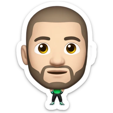 khabib nurmagomedov boxing  sticker