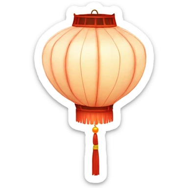 chinese lantern sticker