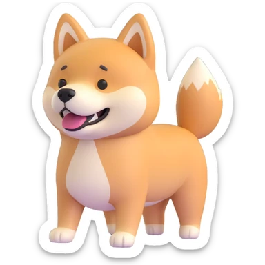 cute shiba inu sticker