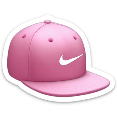 Casquette Nike rose  sticker