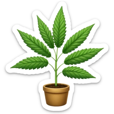 Weed sticker