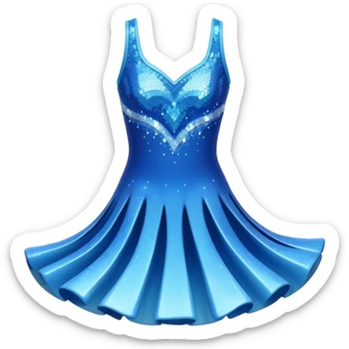 ice skating dress sticker